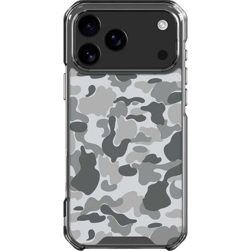 Grey Street Camo iPhone 18 Pro Max Clear Case