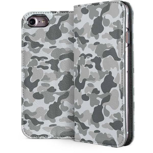 Grey Street Camo iPhone 7 Folio Case