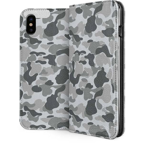 Grey Street Camo iPhone 8 Folio Case