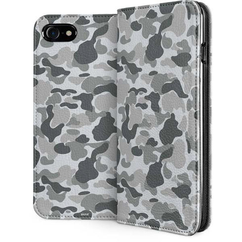 Grey Street Camo iPhone SE (2nd & 3rd Gen) Folio Case