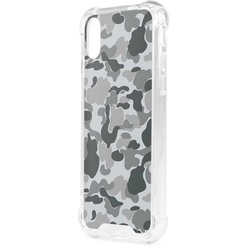 Grey Street Camo iPhone XS Clear Case