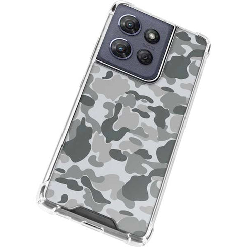 Grey Street Camo Moto G 5G (2025) Clear Case