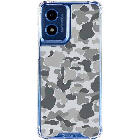 Grey Street Camo Moto G Play 4G (2024) Clear Case