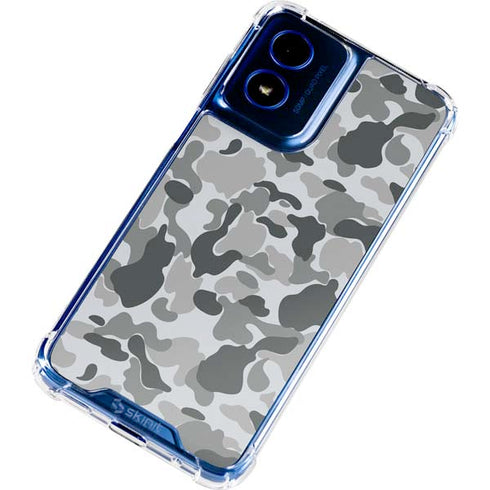 Grey Street Camo Moto G Play 4G (2024) Clear Case