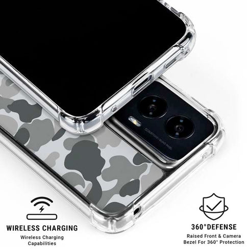 Grey Street Camo Moto G Power 5G (2024) Clear Case