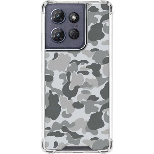 Grey Street Camo Moto G Power 5G (2025) Clear Case