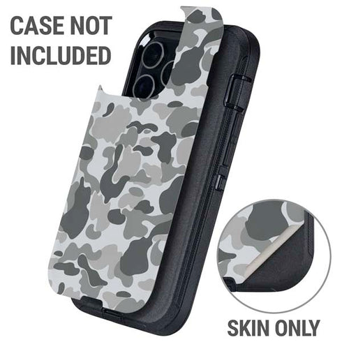 Grey Street Camo Otterbox Defender iPhone Skin