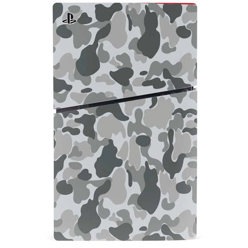 Grey Street Camo PS5 Slim Digital Edition Console Skin