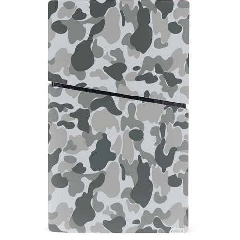 Grey Street Camo PS5 Slim Digital Edition Console Skin