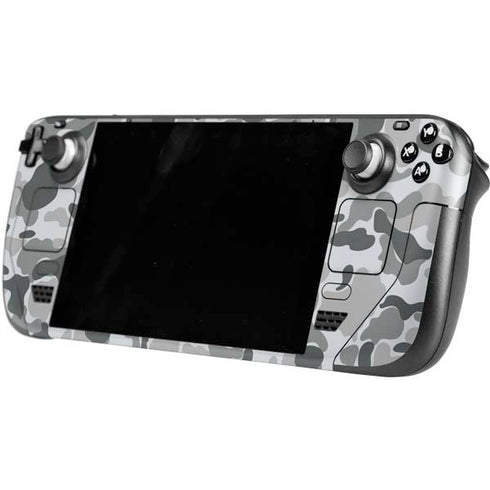 Grey Street Camo Steam Deck Handheld Gaming Computer OLED Skin