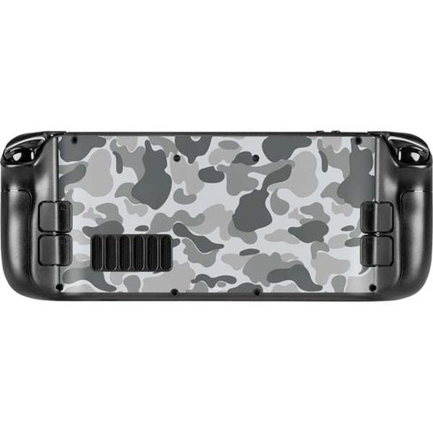 Grey Street Camo Steam Deck Handheld Gaming Computer OLED Skin