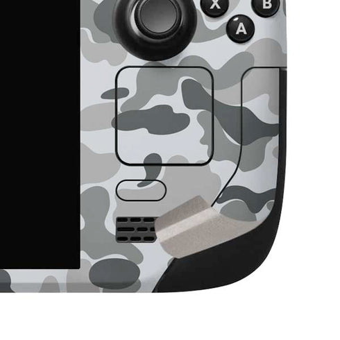 Grey Street Camo Steam Deck Handheld Gaming Computer OLED Skin