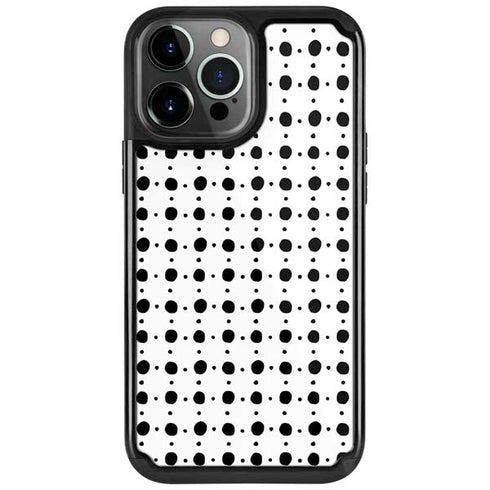 Grid Dot iPhone Cases