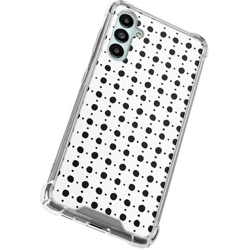 Grid Dot Gabb Phone 4 Clear Case