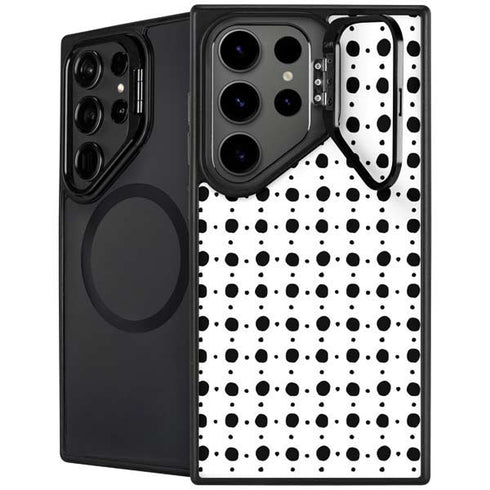 Grid Dot Galaxy S25 Ultra Kickstand Case