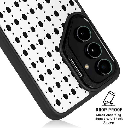 Grid Dot Galaxy S25 Ultra Kickstand Case