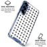 Grid Dot Galaxy S25 Clear Case