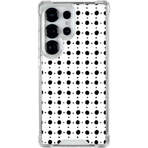 Grid Dot Galaxy S25 Ultra Clear Case