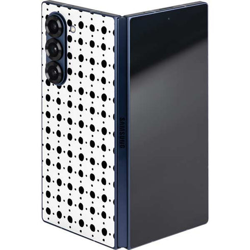 Grid Dot Galaxy Z Fold6 Skin