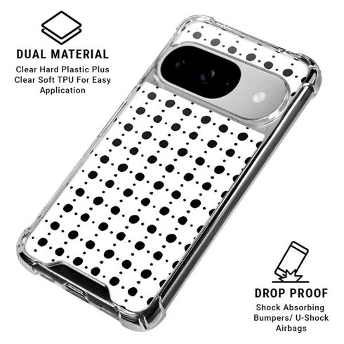 Grid Dot Google Pixel 10 Clear Case