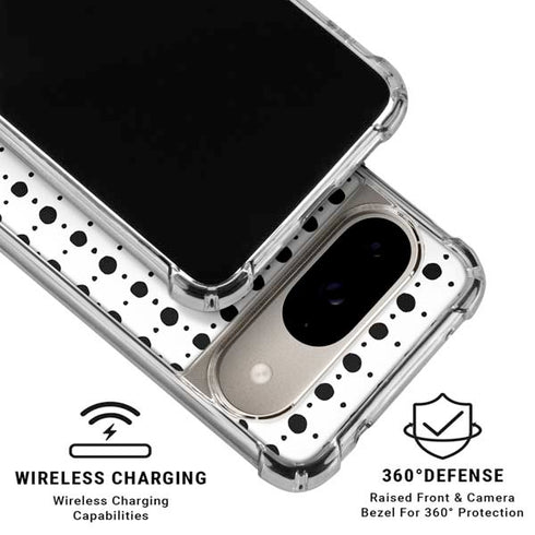 Grid Dot Google Pixel 10 Clear Case