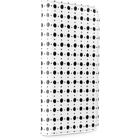 Grid Dot Polka Dot iPhone 14 Pro Folio Case
