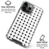 Grid Dot iPhone 16 Pro Max Clear Case