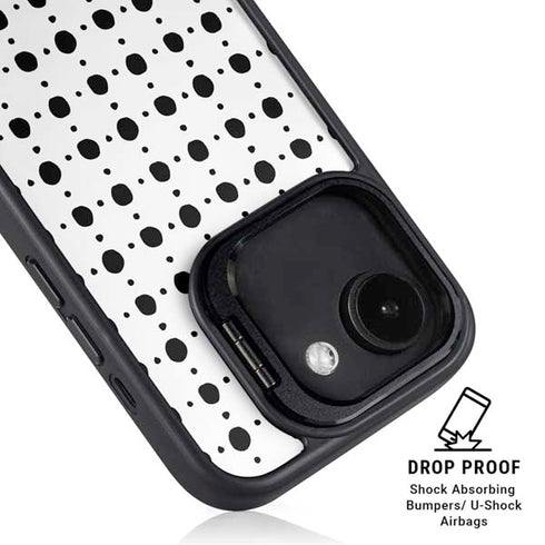 Grid Dot iPhone 16e Kickstand Case