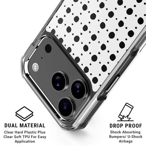 Grid Dot iPhone 18 Pro Clear Case