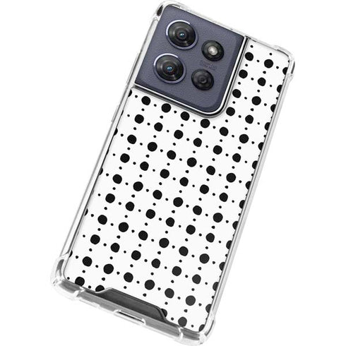 Grid Dot Moto G Power 5G (2025) Clear Case