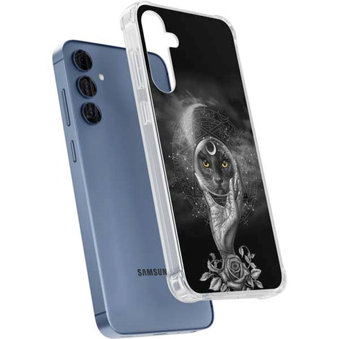 Alchemy Grimalkins Glass Galaxy A55 5G Clear Case