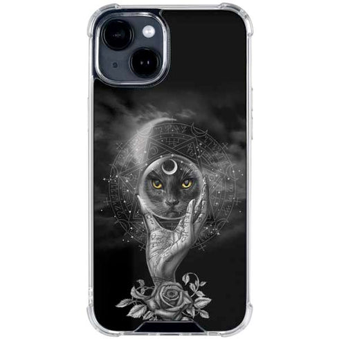 Alchemy Grimalkins Glass iPhone 15 Clear Case