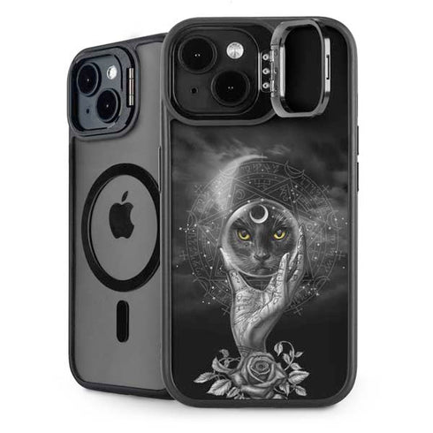Alchemy Grimalkins Glass iPhone 15 Plus Kickstand Case