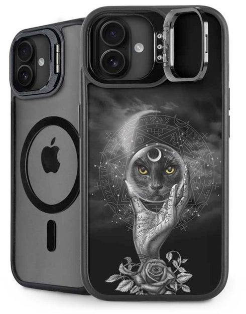 Alchemy Grimalkins Glass iPhone 16 Kickstand Case