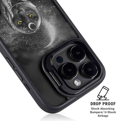 Alchemy Grimalkins Glass iPhone 16 Pro Max Kickstand Case