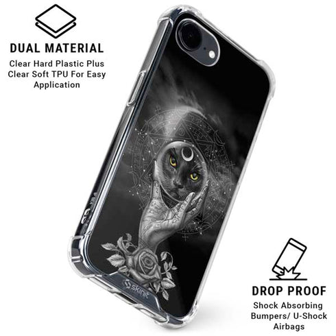 Alchemy Grimalkins Glass iPhone 16e Clear Case
