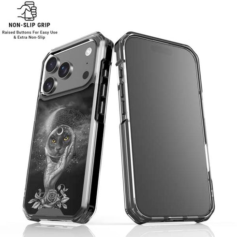 Alchemy Grimalkins Glass iPhone 18 Pro Clear Case