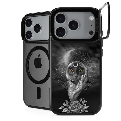 Alchemy Grimalkins Glass iPhone 18 Pro Max Kickstand Case