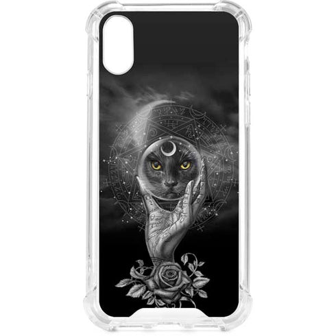 Alchemy Grimalkins Glass iPhone XS Clear Case