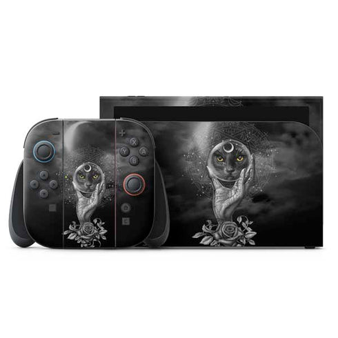 Alchemy Grimalkins Glass Nintendo Skins