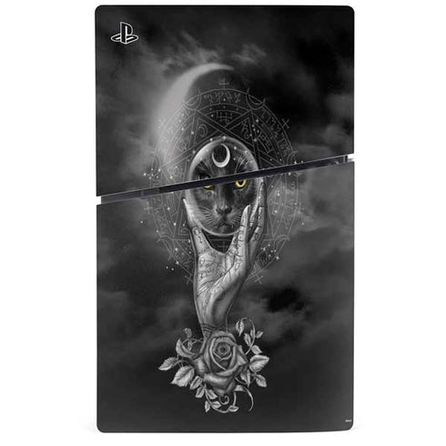Alchemy Grimalkins Glass PS5 Slim Digital Edition Console Skin