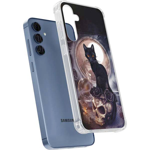 Alchemy Grimelkins Ghost Galaxy A55 5G Clear Case