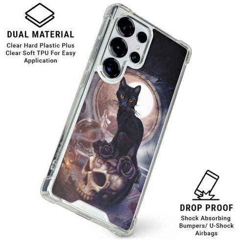 Alchemy Grimelkins Ghost Galaxy S25 Ultra Clear Case