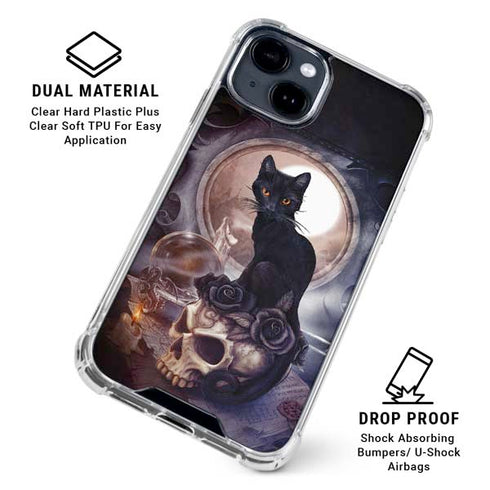 Alchemy Grimelkins Ghost iPhone 15 Clear Case