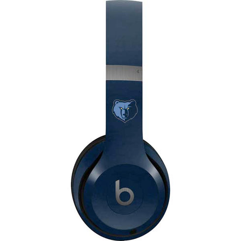NBA Memphis Grizzlies Distressed Beats Solo 4 Wireless Headphones Skin