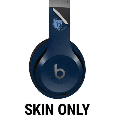 NBA Memphis Grizzlies Distressed Beats Solo 4 Wireless Headphones Skin