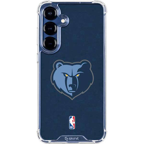 NBA Memphis Grizzlies Distressed Galaxy S25 FE Clear Case