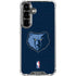 NBA Memphis Grizzlies Distressed Galaxy S26 Plus Clear Case