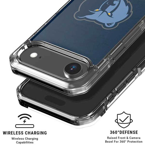 NBA Memphis Grizzlies Distressed iPhone 17 Air Clear Case