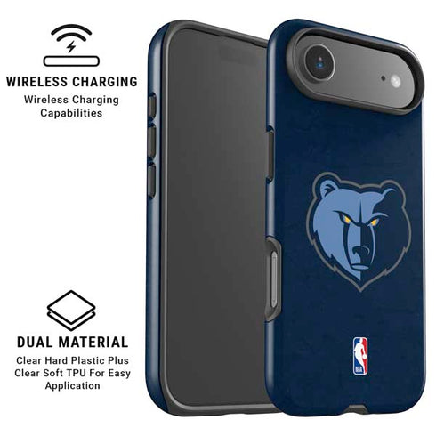 NBA Memphis Grizzlies Distressed iPhone 17 Air Magsafe Impact Case